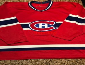 economico personalizzato 198497 CCM Montreal Canadians Hockey Jersey Stitch aggiungi qualsiasi numero nome MEN KID HOCKEY JERSEY XS5XL3582738