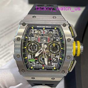 Kvinna Watch RM Watch Dress Watch RM11-03 Watch Men's Series RM1103 Titanium Alloy Time Bucket Type Automatisk kedjan Armbandsur