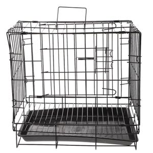 Kennels & Pens 1 Set Folding Dog Kennel Iron Wire Pet Crate Practical Shelter Supplies259Q