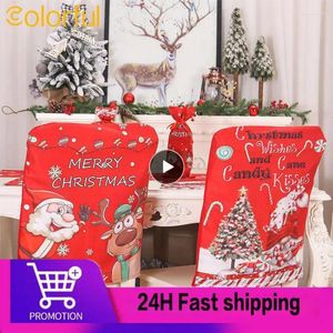 Bedding Sets Christmas Chair Cover Comfortable Unique Design Easy To Clean Install Festive Atmosphere Decoration Decorative