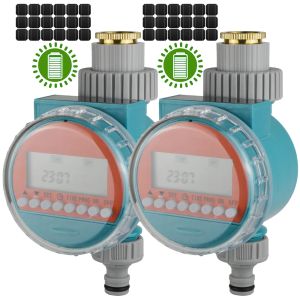 Timers Kesla Irrigation Waterproof Water Solar Water Timer LCD Greenhouse Automatyczny elektroniczny system kontrolera nawadniania ogrodu ogrodowego