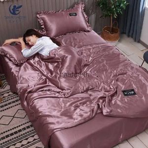 Comforters Set Summer Ice Cool Air Conditioning Quilt Bedlese Case 4pc Set soffa filt Thin Cooling Comforters Travel Quilt Bedstrast YQ240313