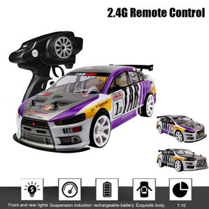 110 RC 70kmh Remote Control Car 4WD Double Battery High Power LED Headlight Radio Machine Racing Truck Toys For Children7103918