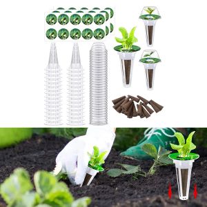 Krukor helt ny planteringskorg kit Plantning Cotton Aerogarden täcker blommaplantning Plantering av blommor Planteringskorgar