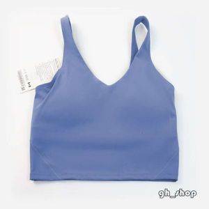 Alta Qualidade Lulu Align Tank Top Designer U Bra Yoga Outfit Mulheres Verão Sexy Camiseta Sólida Sexy Crop Tops Sem Mangas Moda Colete 16 Cores 8983