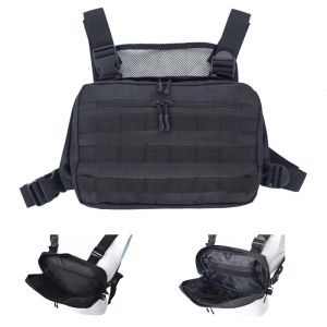 Sacos funcionais táticos saco de equipamento de peito 600d oxford equipamento militar caça wargame airsoft esporte colete molle sistema acessórios saco