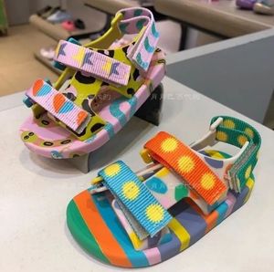 Varış mini melissa çocuk sandalet çocuklar plaj ayakkabıları büyük kız ve çocuk moda jöle ayakkabıları hmi083 240311