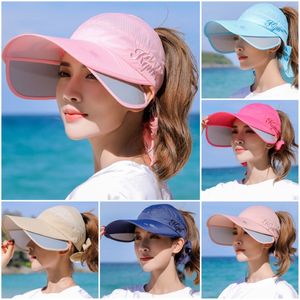 1st BC800046 Fashion Female Summer Sun Hat For Woman Baseball Caps Beanie Casquettes Hats Patchwork Visor221w