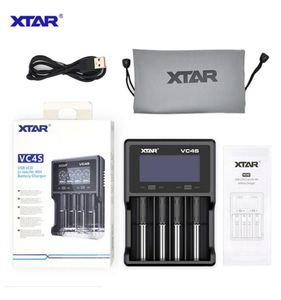 XTAR VC4S CHAGER NIMHバッテリー充電器10440 18650のLCDディスプレイ18350 26650 32650 Liion Batteries Chargersa35A35A376201336