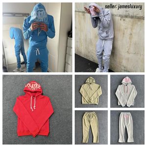 무료 배송 Synaworld Tracksuit Syna World Track Suit Men Men Men을위한 후 까마귀 후 까마귀 디자이너 후드 Hoody Pullover Streetwear Felpa Uomo Designer