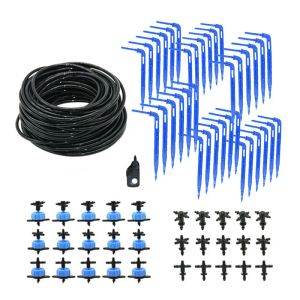 Kit Freccia Contagocce Sistema di Irrigazione a Goccia a 2/4 Vie Freccia 2L 4L 8L Emettitore Sistema di Irrigazione per Vaso da Giardino Serra 20 Set