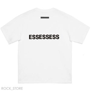 EssentialSweatShirts DesignerChest Letter Laminerat tryck Löst överdimensionerad casual T-shirt Bomullstoppar för män och kvinnor Essentials-shirt 5
