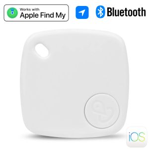 Rastreadores Mini Tag Inteligente Bluetooth GPS Rastreador Localizador Alarme Antilost para Chave Carteira Bolsa Bagagem Pet Finder Funciona com Apple Find My