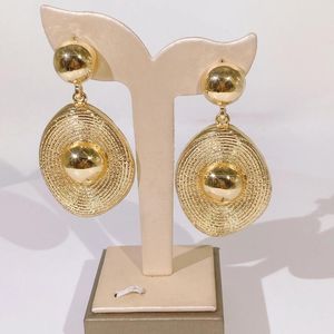 Dangle Earrings 2024 In Trend Irregular Large Italian Style Gold Plated Stainless Steel Jewelry Sets High Quality