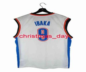 Maglia Serge Ibaka 100 cucita Uomo Donna Gioventù Numero personalizzato Nome Maglie XS6XL3285228