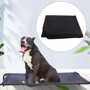 屋内屋外ポータブルクッション子犬犬ベッド耐久性のあるモイスチャープルーフ冷却高さのメッシュファブリックマット交換カバーペットcot1325y