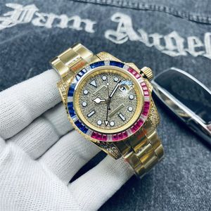 Premium automatic mechanical watches clock date 40mm black rubber watchband watches high quality waterproof wristwatch charm premium sb071 C4