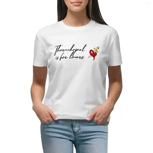 Women's Polos Thornchapel Is For Lovers T-shirt Aesthetic Clothes Lady Summer Women Clothing