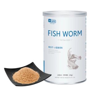 Tillbehör 1 kan 1280 ml/500 ml guppy akvarium fiskmat naturligt högt protein fiske betar
