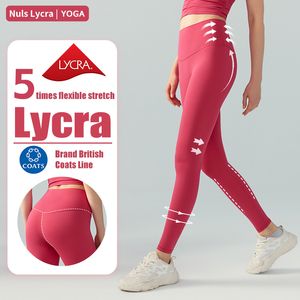 LU-756 Calças de Yoga Calças de Fitness Esportivas Femininas de Cintura Alta