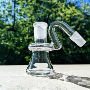 2024 Benzersiz Bong Kül Catcher Bookah 14mm 18mm 45/90 derece Erkek Eklem Kasesi Bubbler Petrol Teçhizatı Sigara Borusu