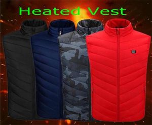 Gilet riscaldato alla moda con batteria da 5 V Cerniere YKK e cappotti resistenti all'acqua e al vento Gilet invernale da esterno FS91242740725