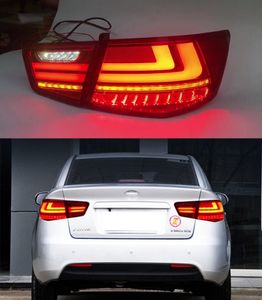 Lâmpada traseira para kia forte led sinal de volta lanterna traseira 2009-2014 luz de freio de corrida traseira acessórios automotivos