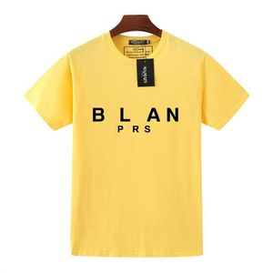 Balimm Mens Designer T-shirt överdimensionerade män t skjortor kläder för man lyxig grafisk tee topp t-shirts sommar kvinna vit svart grå gul rosa t-shirt modehoppare