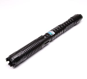 450 nm starke, leistungsstarke blaue Laserpointer-Taschenlampe, einstellbarer Fokus, sichtbarer Strahl, fokussierbare Lazer-Taschenlampe 1048041