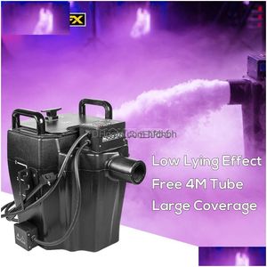 Fog Machine Bubble Machine Ship From Spain Dry Ice Low Lying Hine 3500W Large Output For Wedding Stage Performance Effect Show Groun Dh490