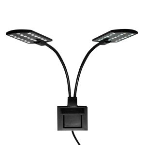 Illuminazione Acquario Illuminazione a LED Lampada Clipon impermeabile LED Acquario Le piante crescono Illuminazione a colori bianchi Acquario Luce a LED Super