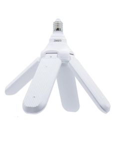 Zokrefd LED -glödlampor Fällbar fläkt Bladlampan E27 30W 45W 60W Vinkel Justerbar taklampa Hem Energibesparande lampor3474568