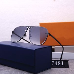 Square Okulary przeciwsłoneczne metalowe litery luksusowe okulary klasyczne okulary przeciwsłoneczne projektanci mężczyzn popularny dam