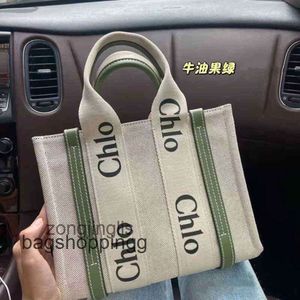 Designer Woody tryckt japanska clloe väskor Summer Leisure Totes Bag Tote Letter 2024 Canvas Shopping stor kapacitet Fashion Versatil M6xs