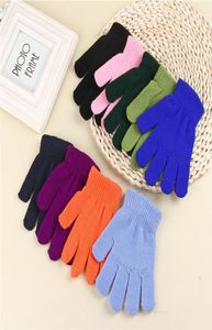 candy color Fashion Children039s Kids Magic Gloves Gloves Girl Boys Kids Stretching Knitting Winter Warm Gloves Choosing Color6176395