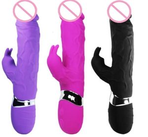 Zabawki seksu Massager Zabawki USB Elektryczna silikonowa symulacja Penis Rabbit Wibratory erotyczne wibratory dildo av masturbacja STIC4806748