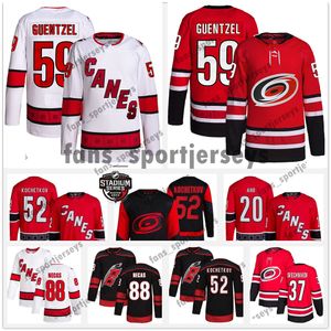 Carolina Andrei Svechnikov Hurricanes 2024 Jake Guentzel Jersey Stadyum Serisi Brent Burns Sebastian Aho Seth Jarvis Jaccob Slavin Martin Necas Erkek Kadın Gençlik Gençlik