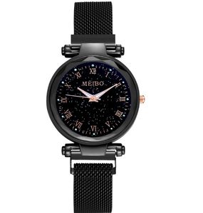 Vibrato Starry Sky Watch Preguiçoso Venda Relógios de pulso de Milão com ponto de pedra absorvente de ferro Atacado Net Red Watches