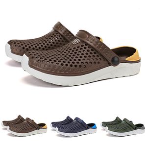 UOMINI DONNE SLID SLIPER Colore per hot slip resistenti al bianco nero chiaro uomo traspirante scarpe da passeggiata Gai A111 946 s