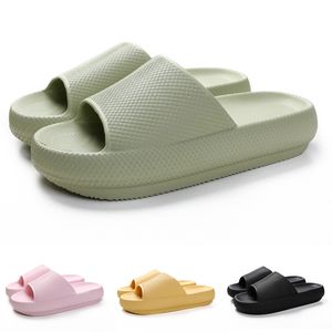 slippers for men women Solid color hots slip resistant black white Blue breathable mens indoor walking shoes GAI