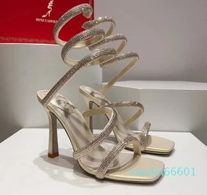 2024 High Heels Evening Shoes Wraparound Luxury Designer Factory Shoe 43