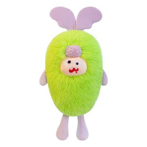 2024 New Cute Dopamine Monster Carrot Plush Toy Pillow Girl Sleeping Comfort Doll Big Doll Wholesale