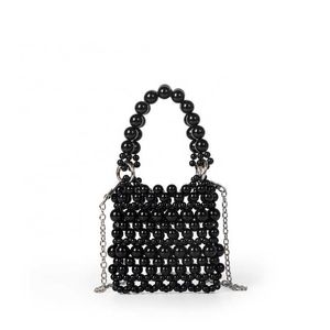 HBP Non-Brand Design alla moda all'ingrosso Pochette con perle scintillanti Mini cena Borsa a tracolla da matrimonio Designer Tote a catena scavata da donna