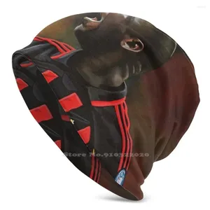 Berets Seedorf Painting Knitted Beanie Hat Sports Hedging Cap Dutch Professional Footballer Soccer Player