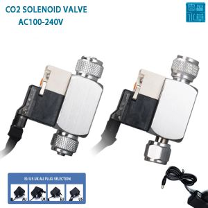 Ekipman Balık tankı düşük sıcaklık CO2 Balık tankı solenoid valfi, Giriş AC110240V Çıktı DC12V, Balık tankı CO2 ayar sistemi için kullanılır