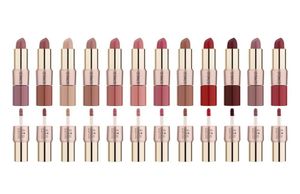 Ganze 12 Farben Lippen Make-up Lippenstift Lipgloss langanhaltende Feuchtigkeit Kosmetik rot matt Make-up-Tools wasserdicht7797390