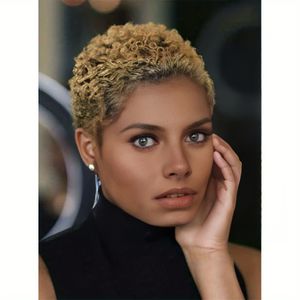 Braided Verdor Very Short Wig For Black Woman Human Hair Afro