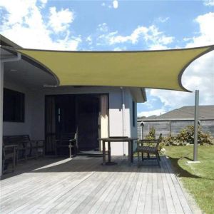 Gazebos vattentätt solskydd Sunshade Protection Shade Sail Awising Camping Shade tyg Stor för utomhus Canopy Garden Patio Gazebos