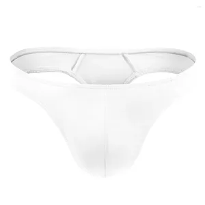 Mutande Slip da uomo sexy Migliora Pouch Perizoma T-back Bikini G-String Tanga solido In posa Intimo Elasticità senza soluzione di continuità