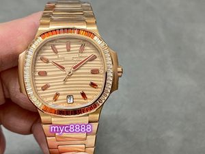 3K Factory 7118 Women's Watch Diameter 35 مم مع Cal.324SC لتوليد الذاتي تخزين الطاقة المتكاملة 45 ساعة من الزجاج الياقوت